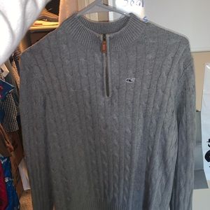 Vineyard vines cable knit 1/4 zip